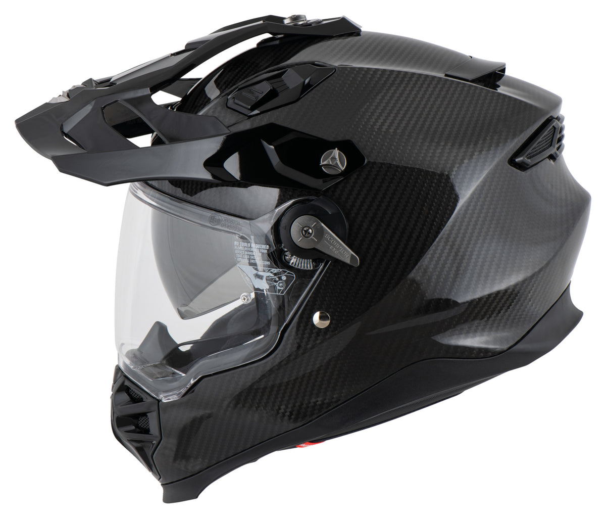 Cască Moto ADF-9000 Carbon - Vizier Pinlock, Carbon Ultra TCT