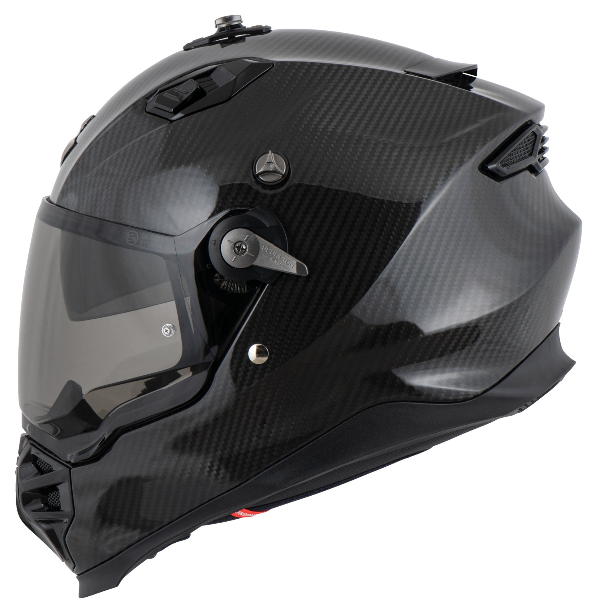 Cască Moto ADF-9000 Carbon - Vizier Pinlock, Carbon Ultra TCT