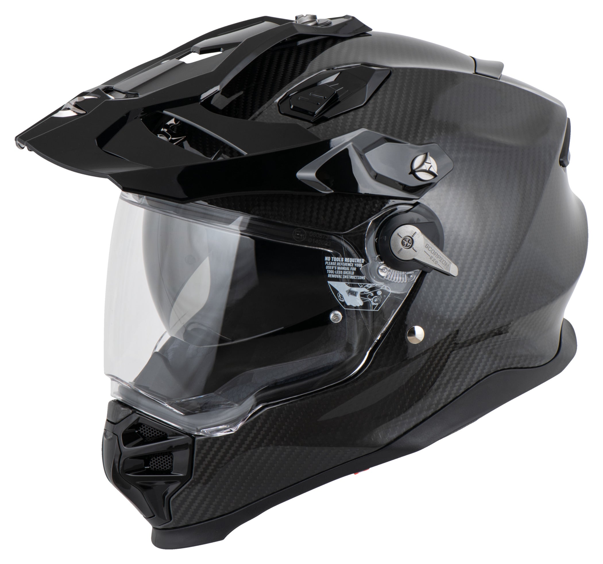 Cască Moto ADF-9000 Carbon - Vizier Pinlock, Carbon Ultra TCT