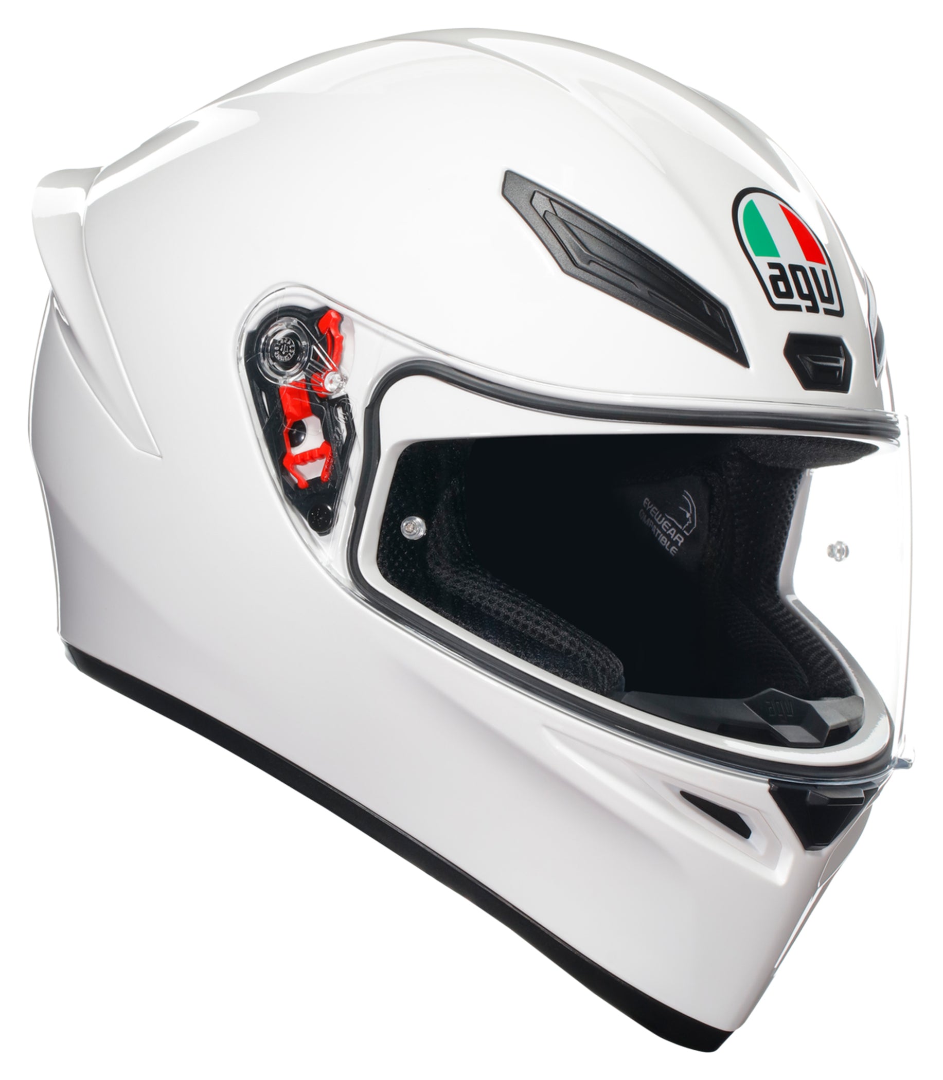 Cască Moto AGV K1 S Albă - Siguranță și Confort ECE 22.06