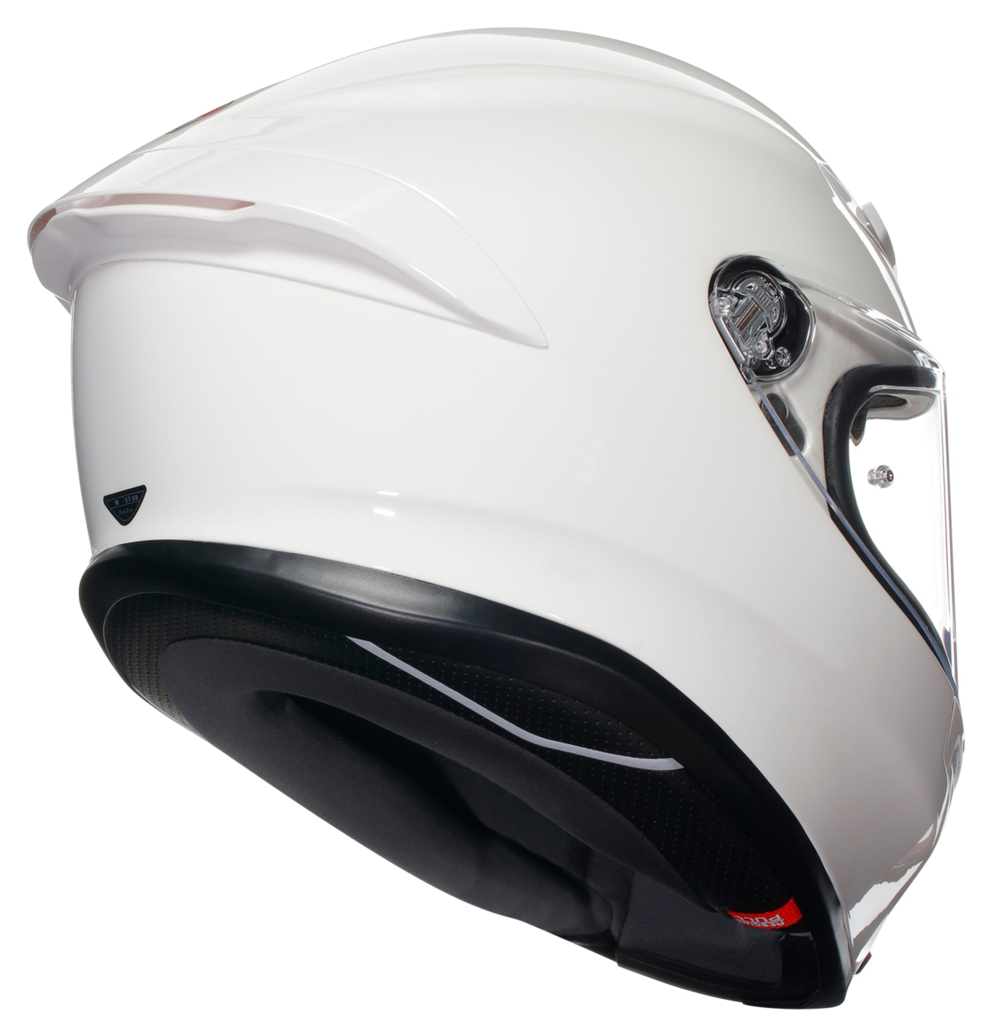 Cască Moto AGV K6 S White - Carbon-Aramid, ECE 22.06
