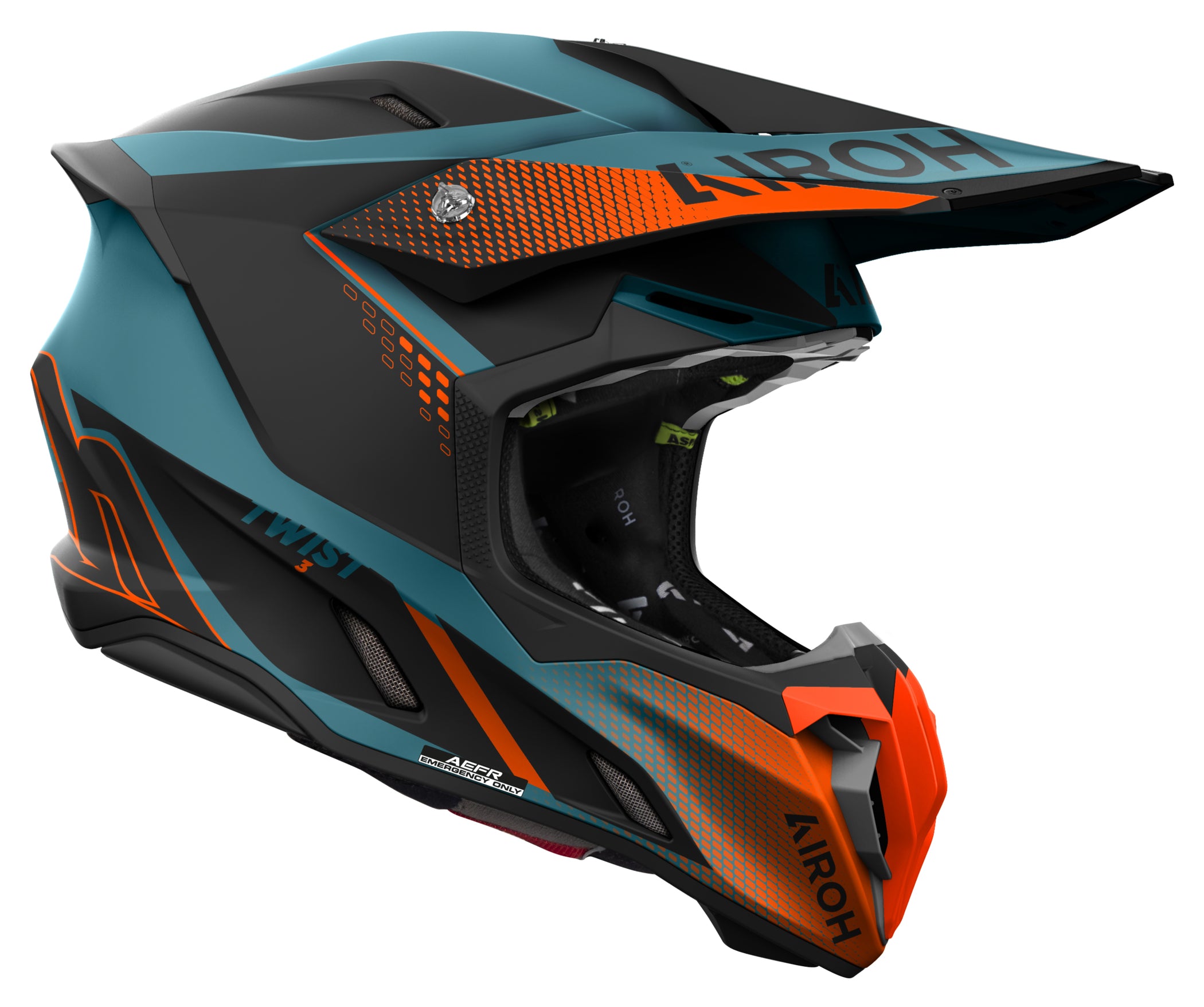 Cască Moto Airoh Twist 3 Shard - Off-Road, Ușoară, ECE 22.06