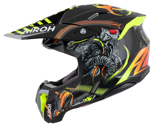 Cască Moto Airoh Twist 3 Toxic - Siguranță și Confort Off-Road