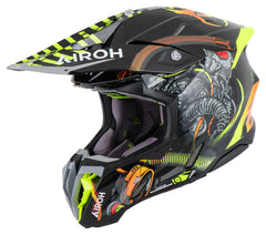 Cască Moto Airoh Twist 3 Toxic - Siguranță și Confort Off-Road