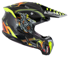 Cască Moto Airoh Twist 3 Toxic - Siguranță și Confort Off-Road