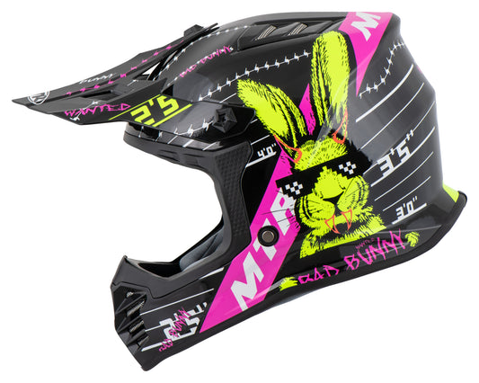 Cască Moto Copii X7B-S Bunny - Siguranță și Confort ECE 22.06