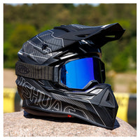 Cască Moto Cross Evo Carbon - Ultraușoară, ECE 22.06