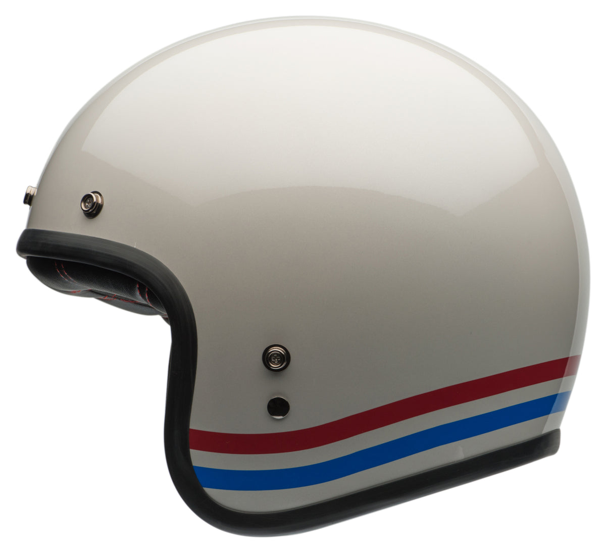 Cască Moto Custom 500 06 Stripes Bell - ECE 22.06, Retro