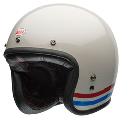 Cască Moto Custom 500 06 Stripes Bell - ECE 22.06, Retro