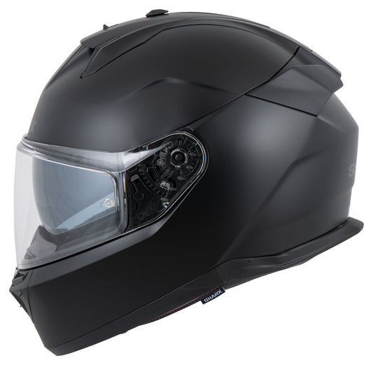 Cască Moto D-Skwal 3 Blank Shark - ECE 22.06, Termoplastic