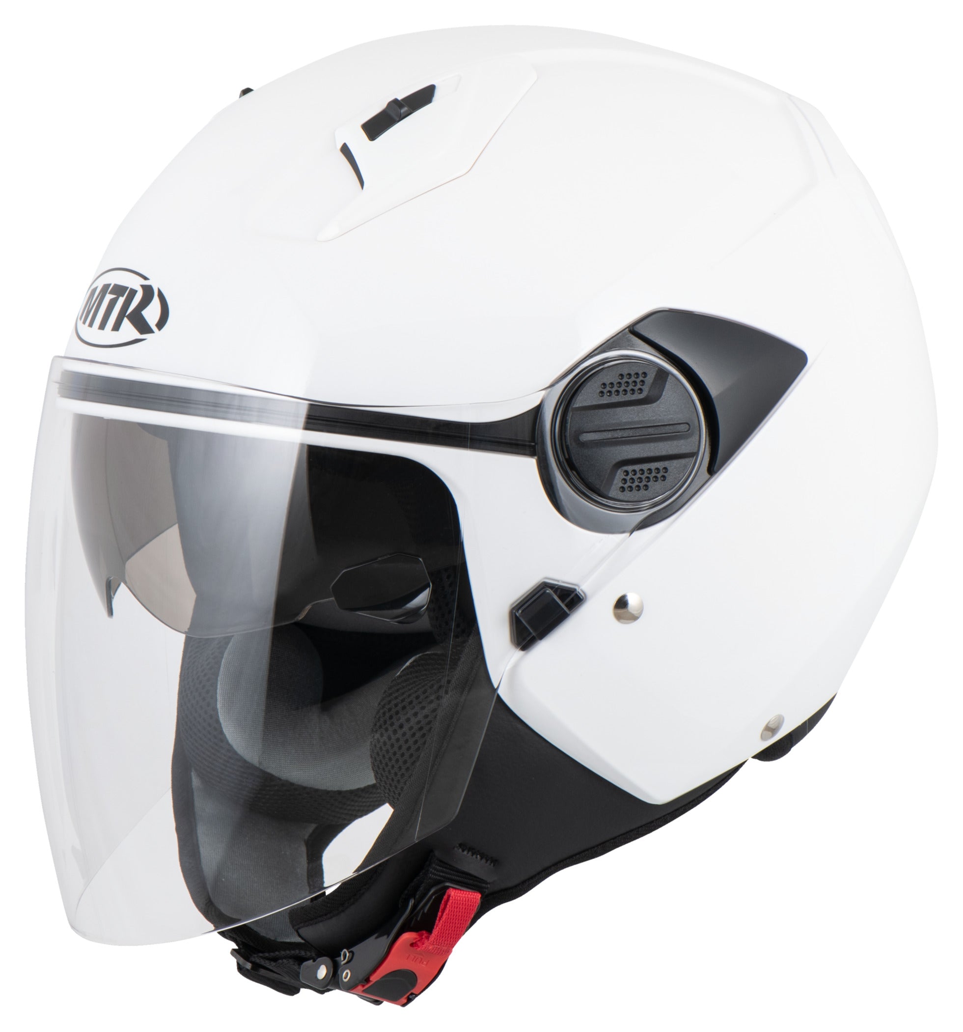 Cască Moto Demi-Jet 7 Louis - Vizieră clară, Parasolar integrat
