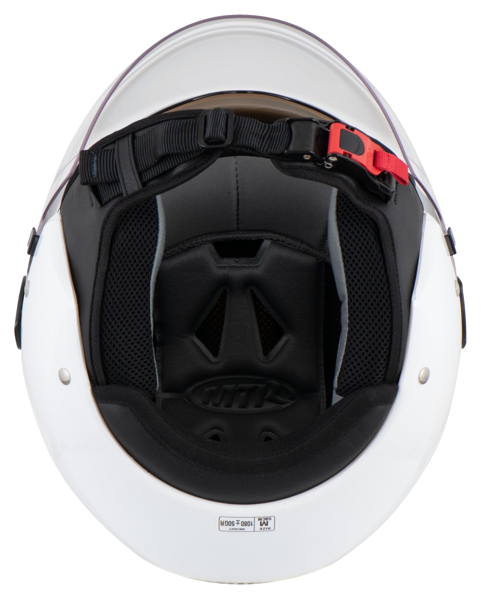 Cască Moto Demi-Jet 7 Louis - Vizieră clară, Parasolar integrat