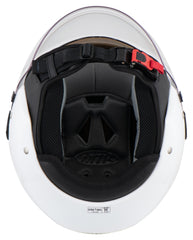 Cască Moto Demi-Jet 7 Louis - Vizieră clară, Parasolar integrat