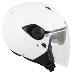 Cască Moto Demi-Jet 7 Louis - Vizieră clară, Parasolar integrat