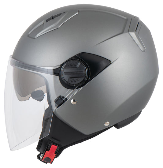 Cască Moto Demi-Jet 7 Louis - Vizor Clar, Parasolar Integrat