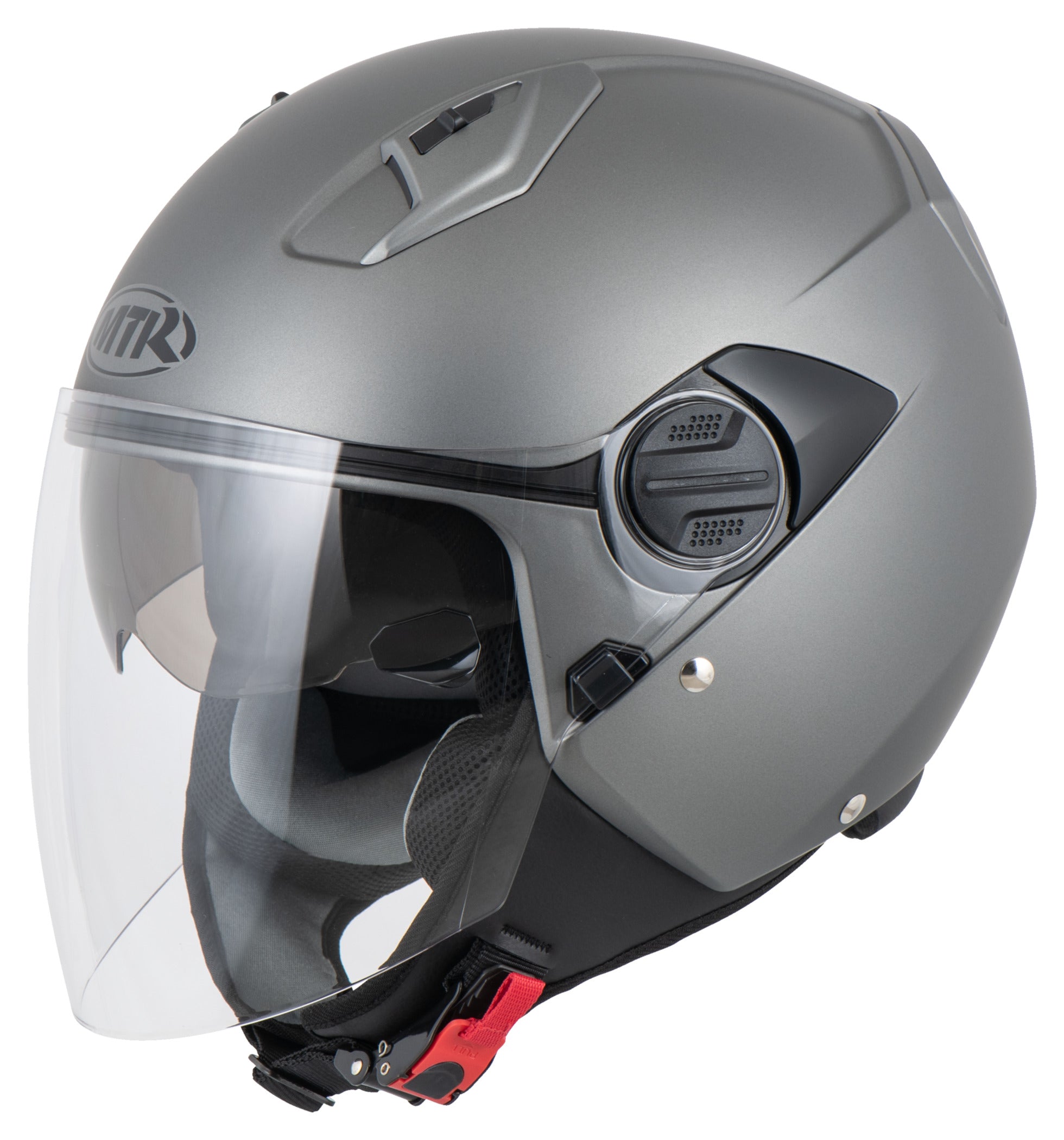 Cască Moto Demi-Jet 7 Louis - Vizor Clar, Parasolar Integrat