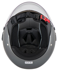Cască Moto Demi-Jet 7 Louis - Vizor Clar, Parasolar Integrat