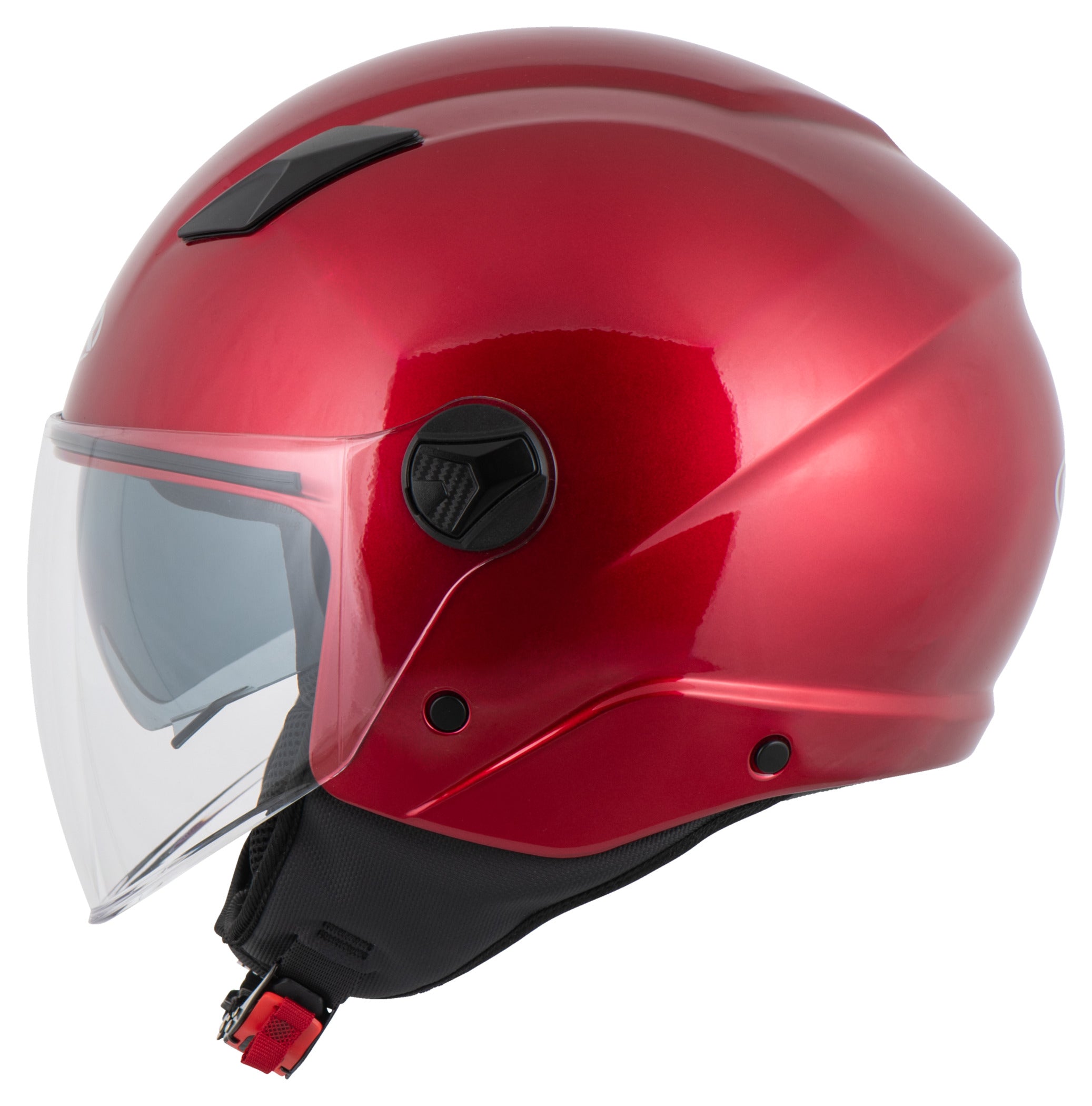 Cască Moto Demi-Jet 8 Louis - Vizier Clar, Ochelari Soare Integrați