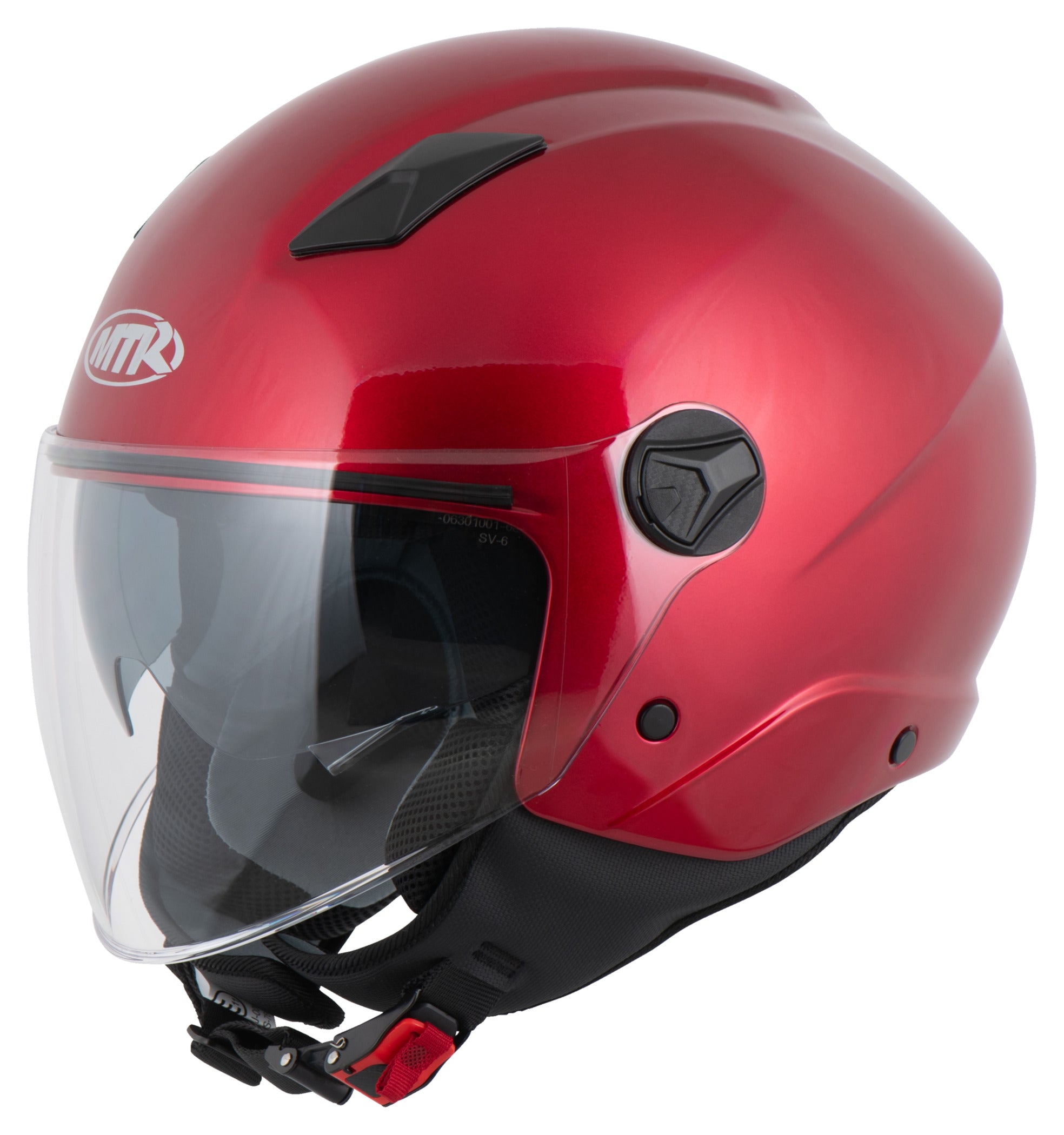 Cască Moto Demi-Jet 8 Louis - Vizier Clar, Ochelari Soare Integrați
