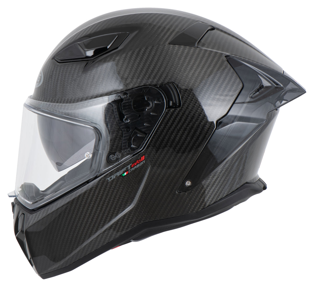 Cască Moto Drift Evo II Carbon - Ușoară & ECE 22.06
