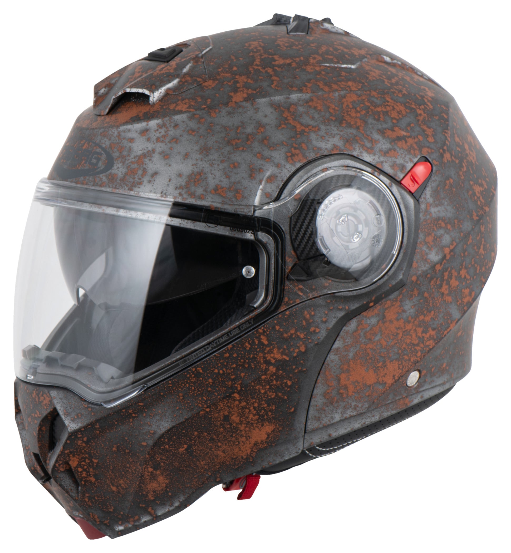 Cască Moto Duke Evo Rusty - Modulară, Pinlock, Ochelari Soare
