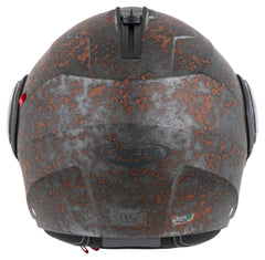 Cască Moto Duke Evo Rusty - Modulară, Pinlock, Ochelari Soare