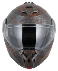 Cască Moto Duke Evo Rusty - Modulară, Pinlock, Ochelari Soare