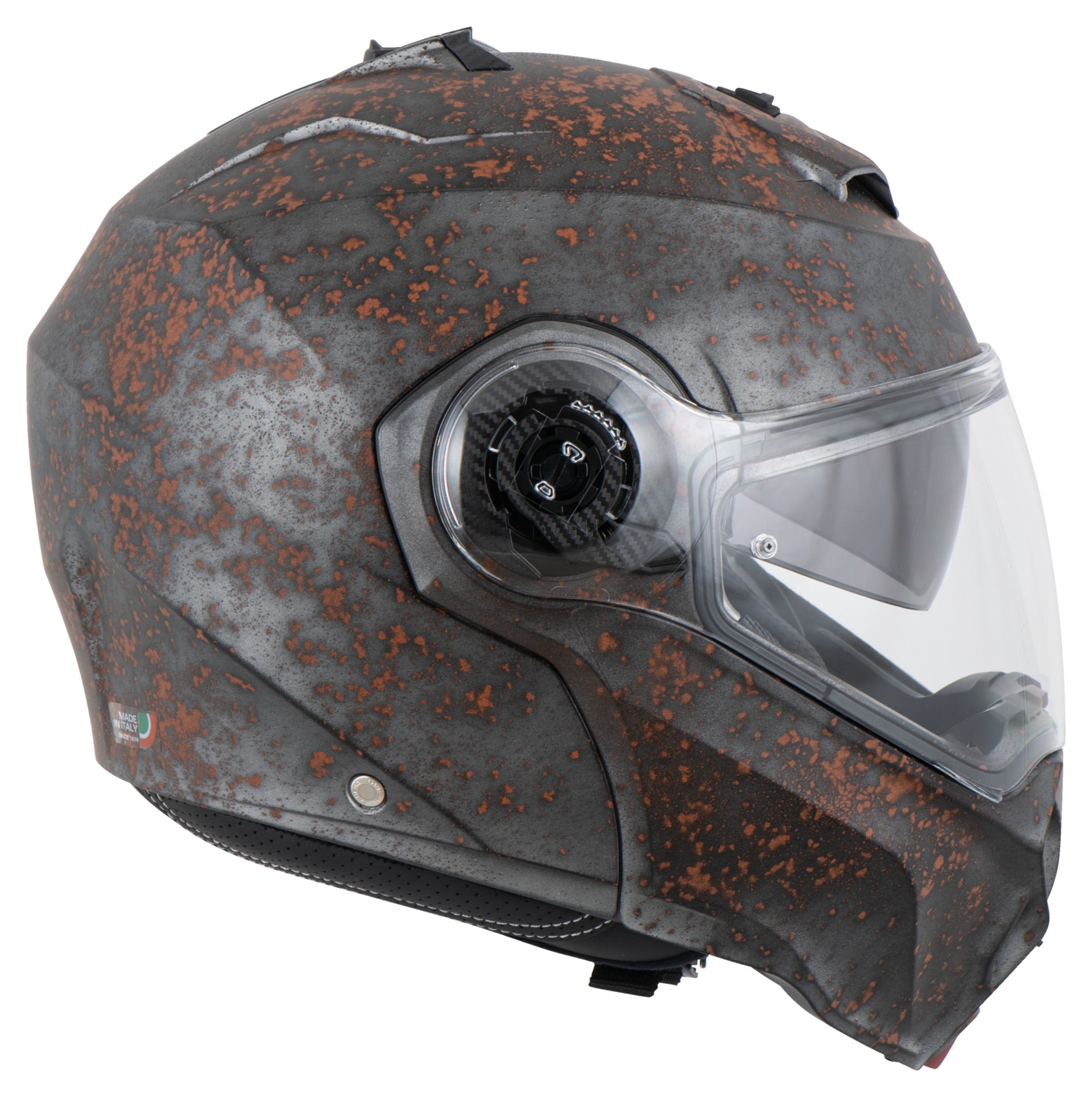 Cască Moto Duke Evo Rusty - Modulară, Pinlock, Ochelari Soare