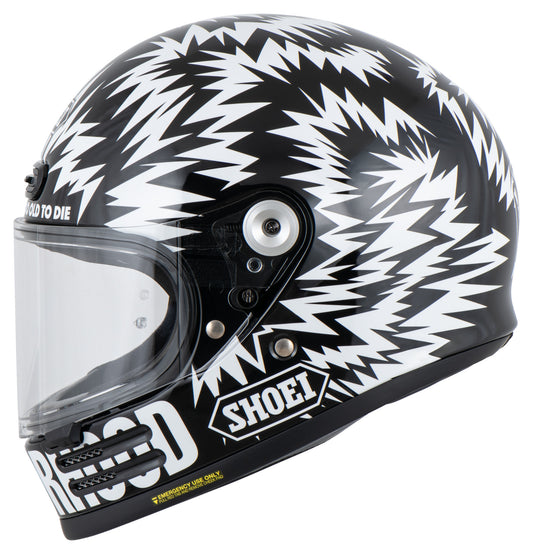 Cască Moto Glamster 06 Neighborhood Shoei - Vintage, ECE 22.06