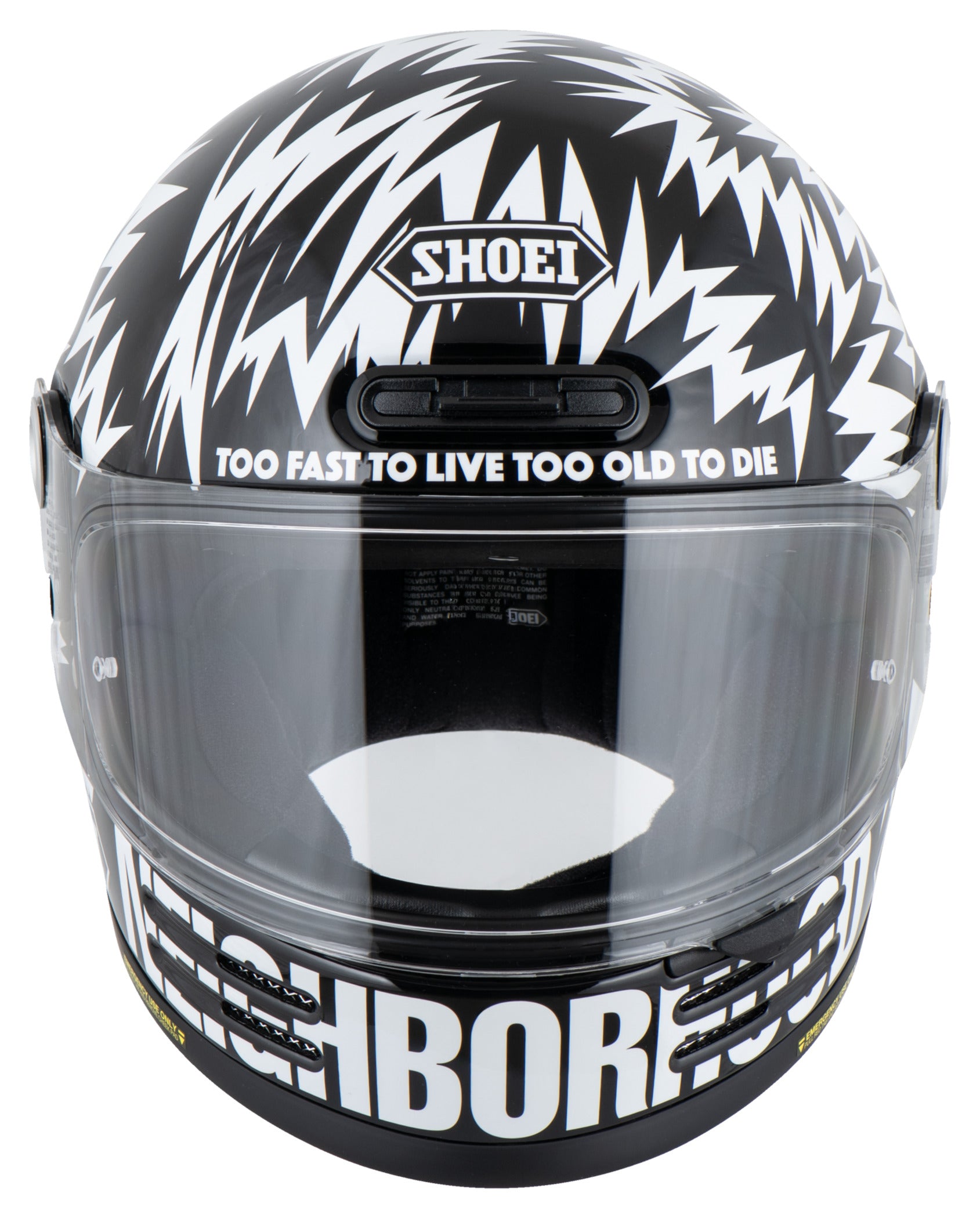 Cască Moto Glamster 06 Neighborhood Shoei - Vintage, ECE 22.06