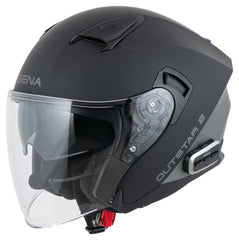 Cască Moto Jet Sena Outstar 2 - Bluetooth 5.2, Mesh Intercom