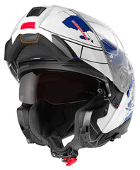 Cască Moto Modulară Schuberth C5 Globe Blue - ECE 22.06, Confort Premium