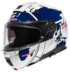 Cască Moto Modulară Schuberth C5 Globe Blue - ECE 22.06, Confort Premium