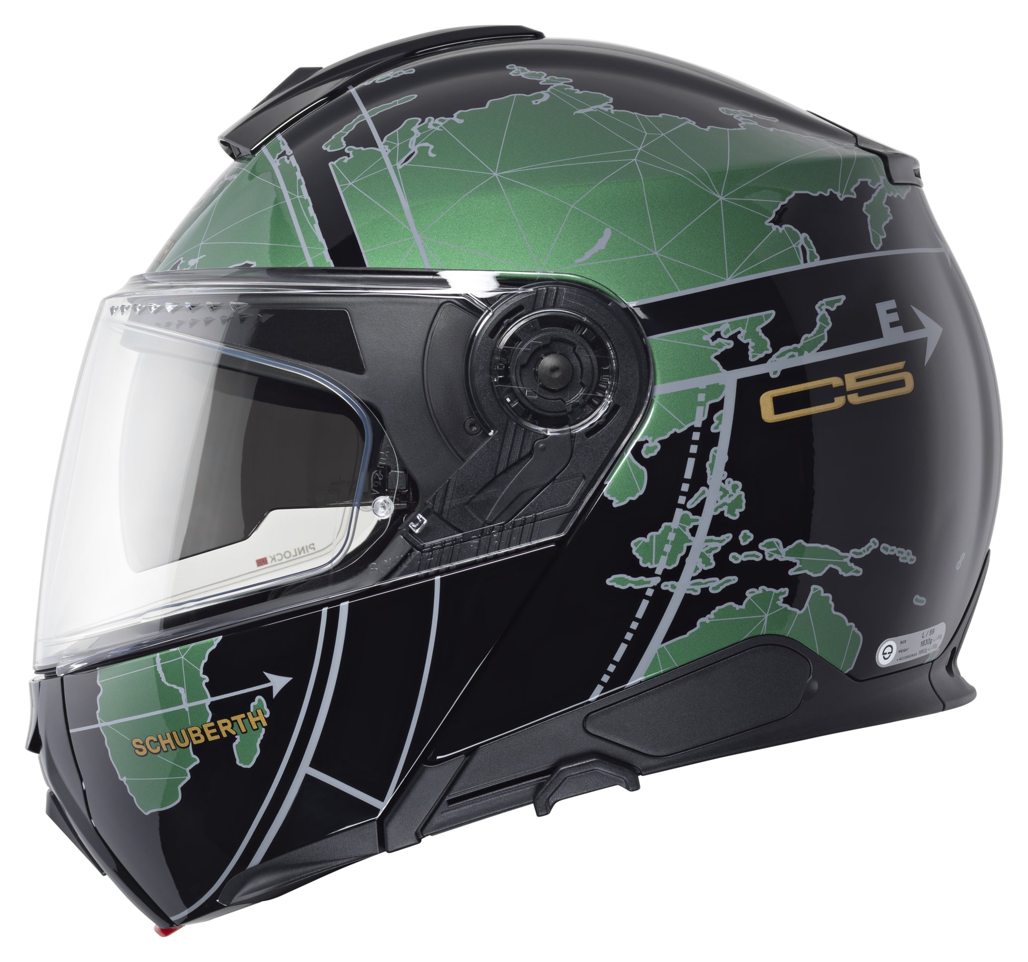 Cască Moto Modulară Schuberth C5 Globe - Confort & Siguranță ECE 22.06