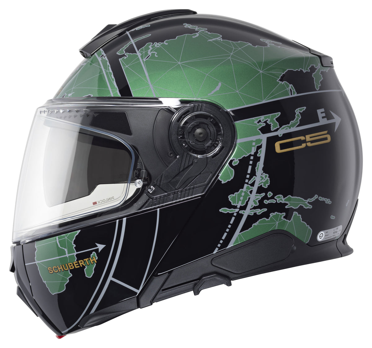 Cască Moto Modulară Schuberth C5 Globe - Confort & Siguranță ECE 22.06