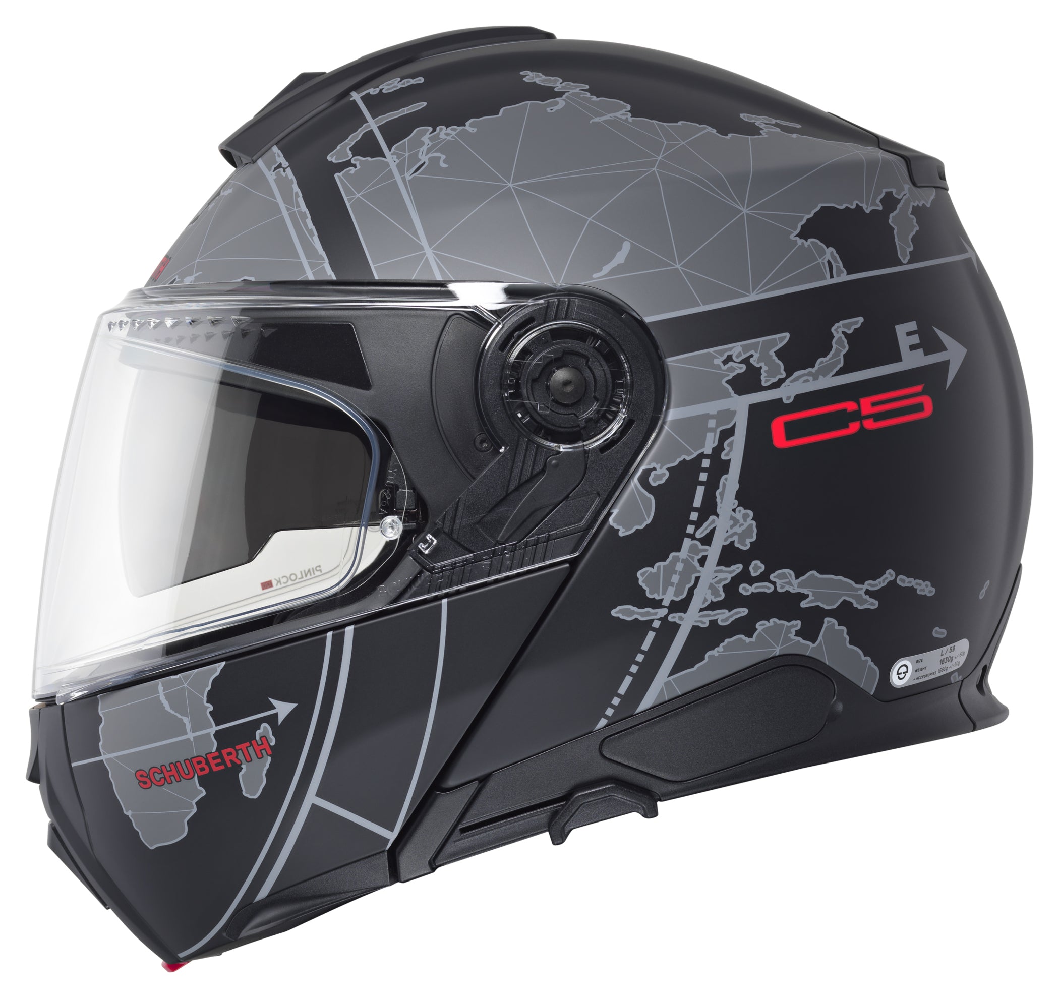 Cască Moto Modulară Schuberth C5 Globe - ECE 22.06, Confort Superior