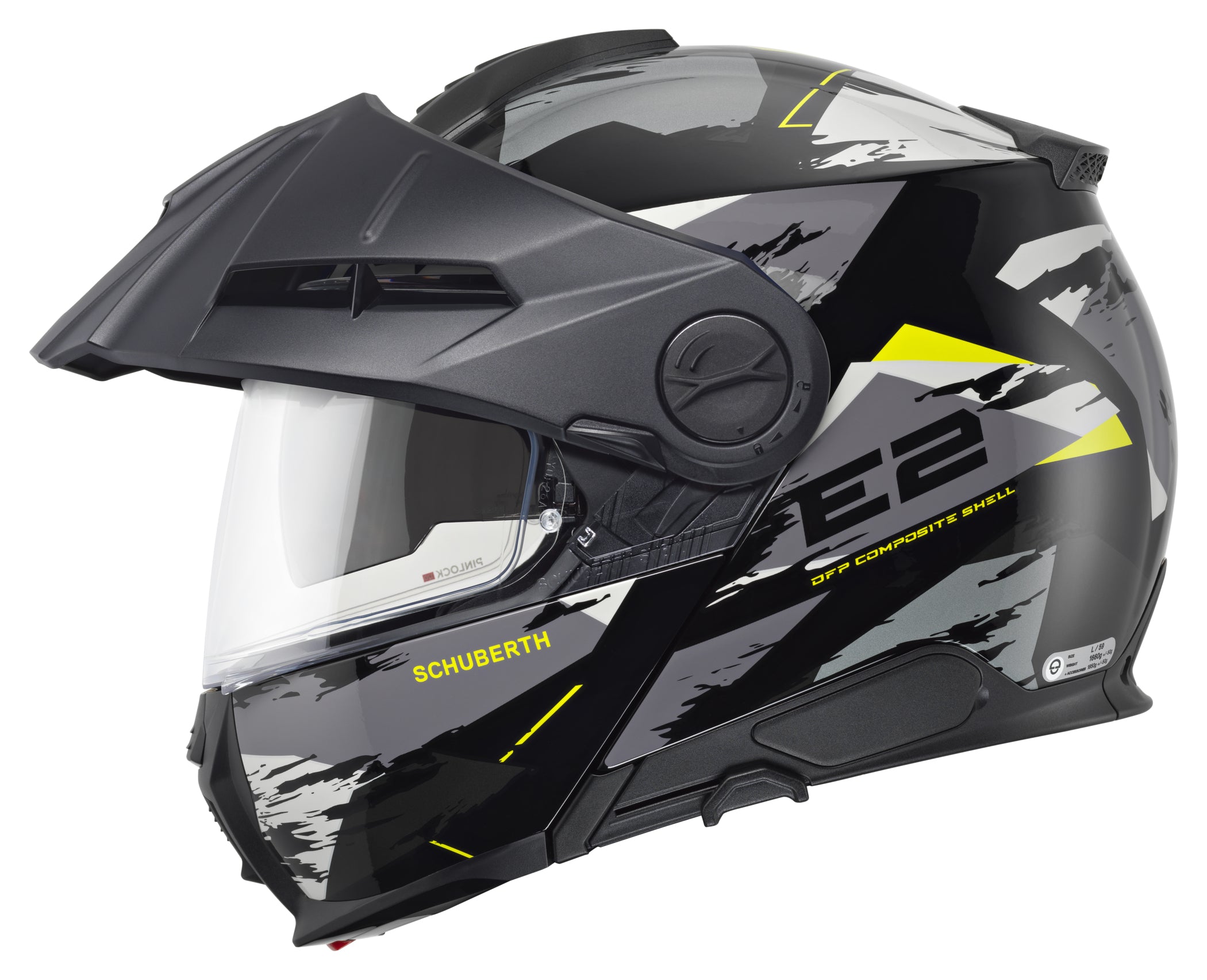 Cască Moto Modulară Schuberth E2 Trail - Dual Homologare P/J, ECE 22.06