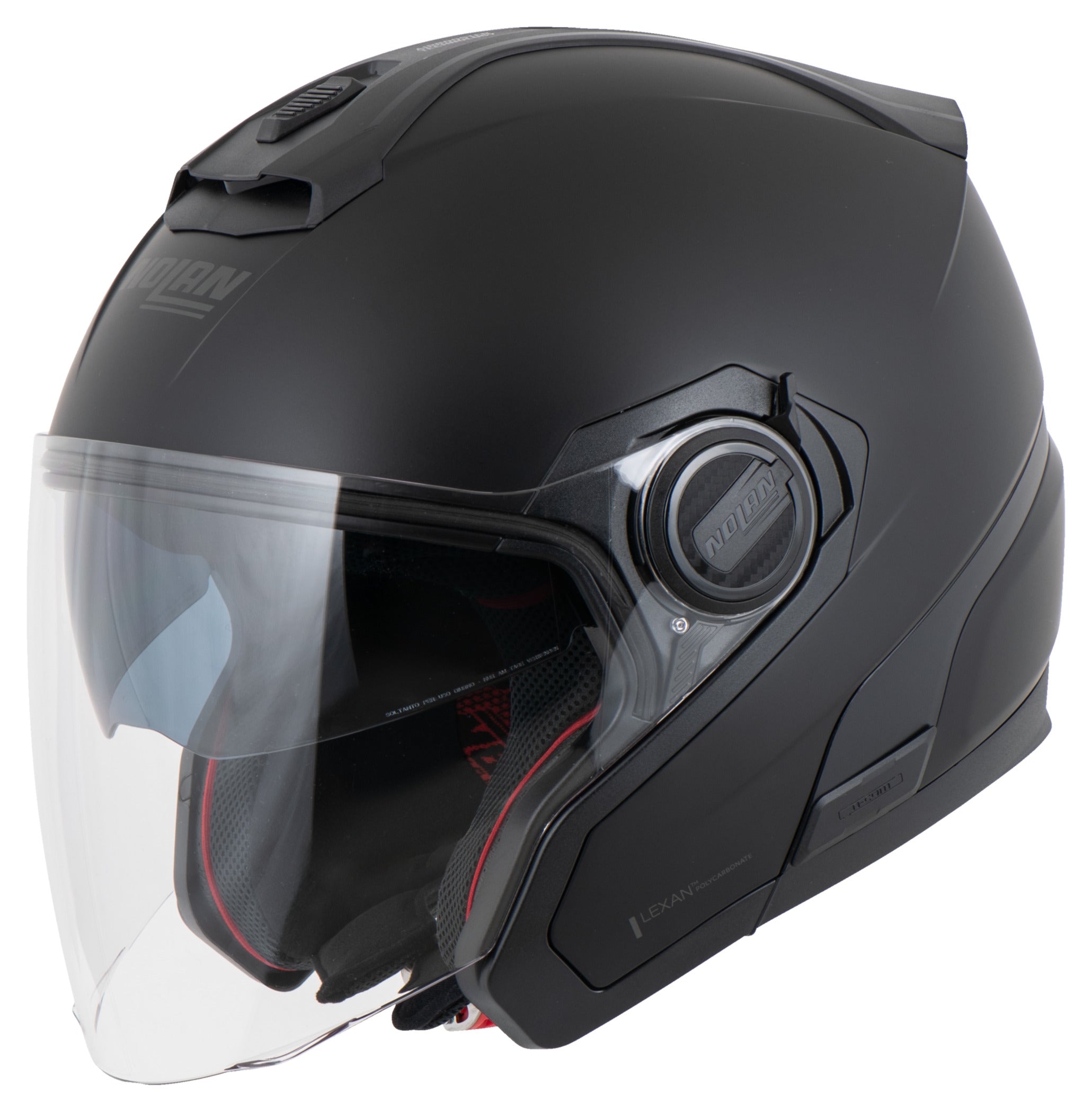 Cască Moto N40-5 06 Classico Nolan - Vizieră clară, Parasolar