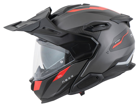 Cască Moto Nexx X.Lifecountry Terra - Modulară, Carbon, Dual Sport