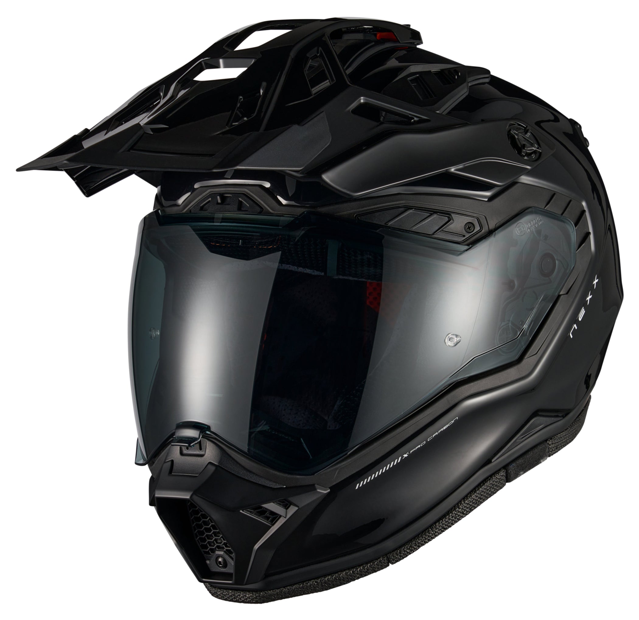 Cască Moto Nexx X.RALLY PLAIN BLACK - Carbon, Offroad, Onroad