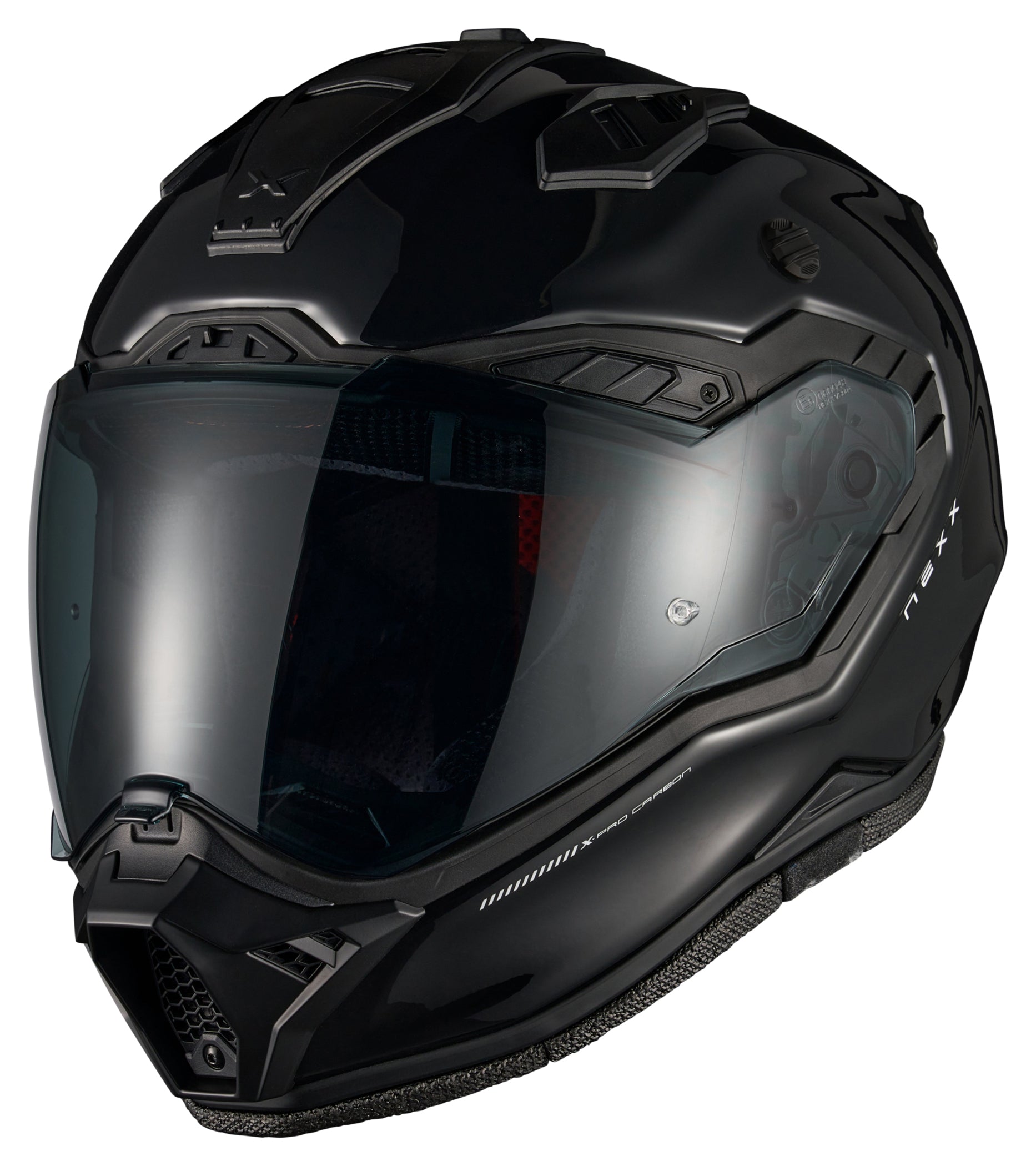 Cască Moto Nexx X.RALLY PLAIN BLACK - Carbon, Offroad, Onroad