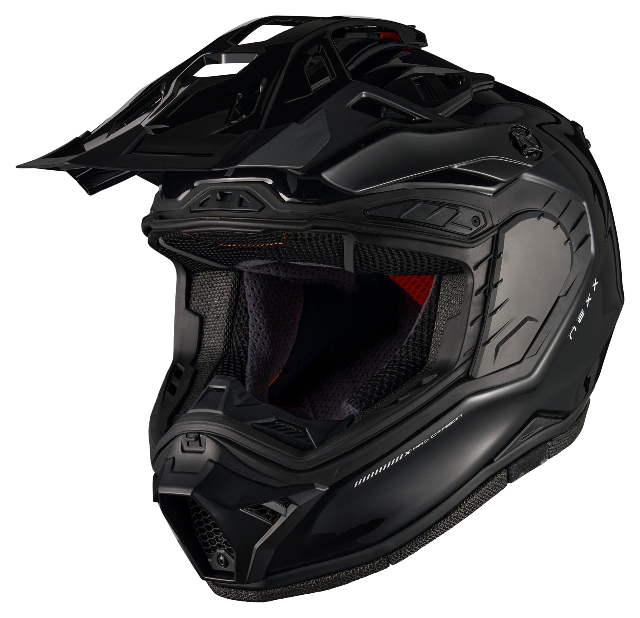 Cască Moto Nexx X.RALLY PLAIN BLACK - Carbon, Offroad, Onroad