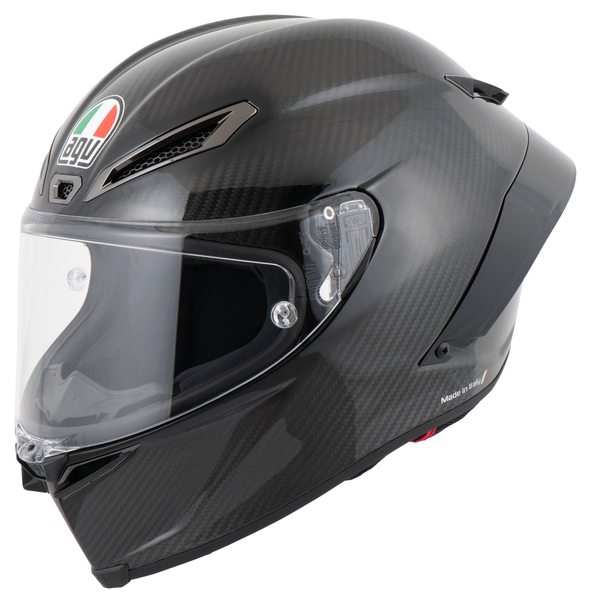 Cască Moto Pista GP RR 2.6 Glossy Carbon AGV - FIM, ECE 22.06