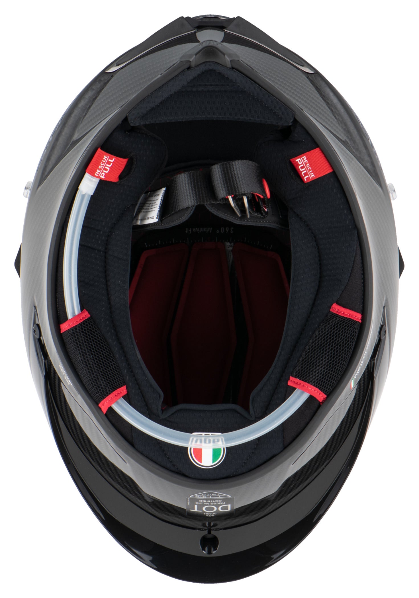 Cască Moto Pista GP RR 2.6 Glossy Carbon AGV - FIM, ECE 22.06