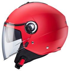 Cască Moto RIVIERA V4X - Roșu, Vizor Solar Integrat