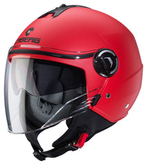 Cască Moto RIVIERA V4X - Roșu, Vizor Solar Integrat