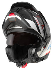Cască Moto Schuberth E2 Defender White - Modulară, ECE 22.06