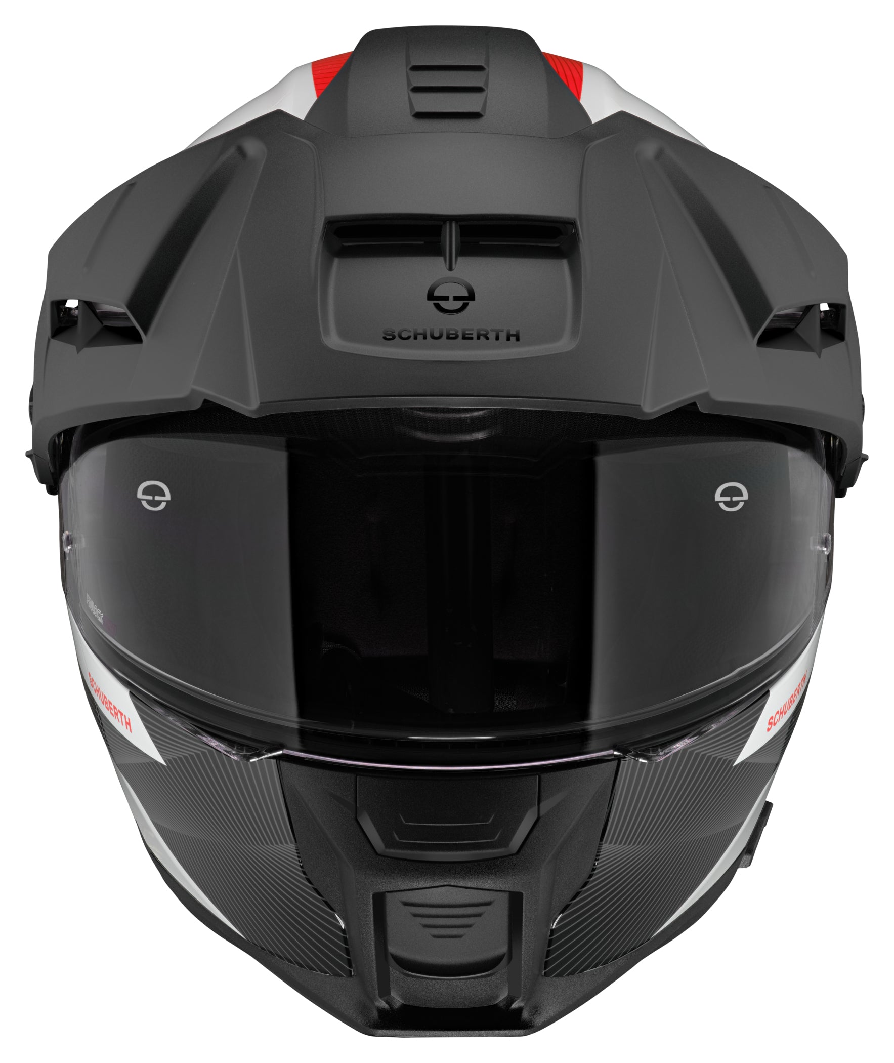 Cască Moto Schuberth E2 Defender White - Modulară, ECE 22.06