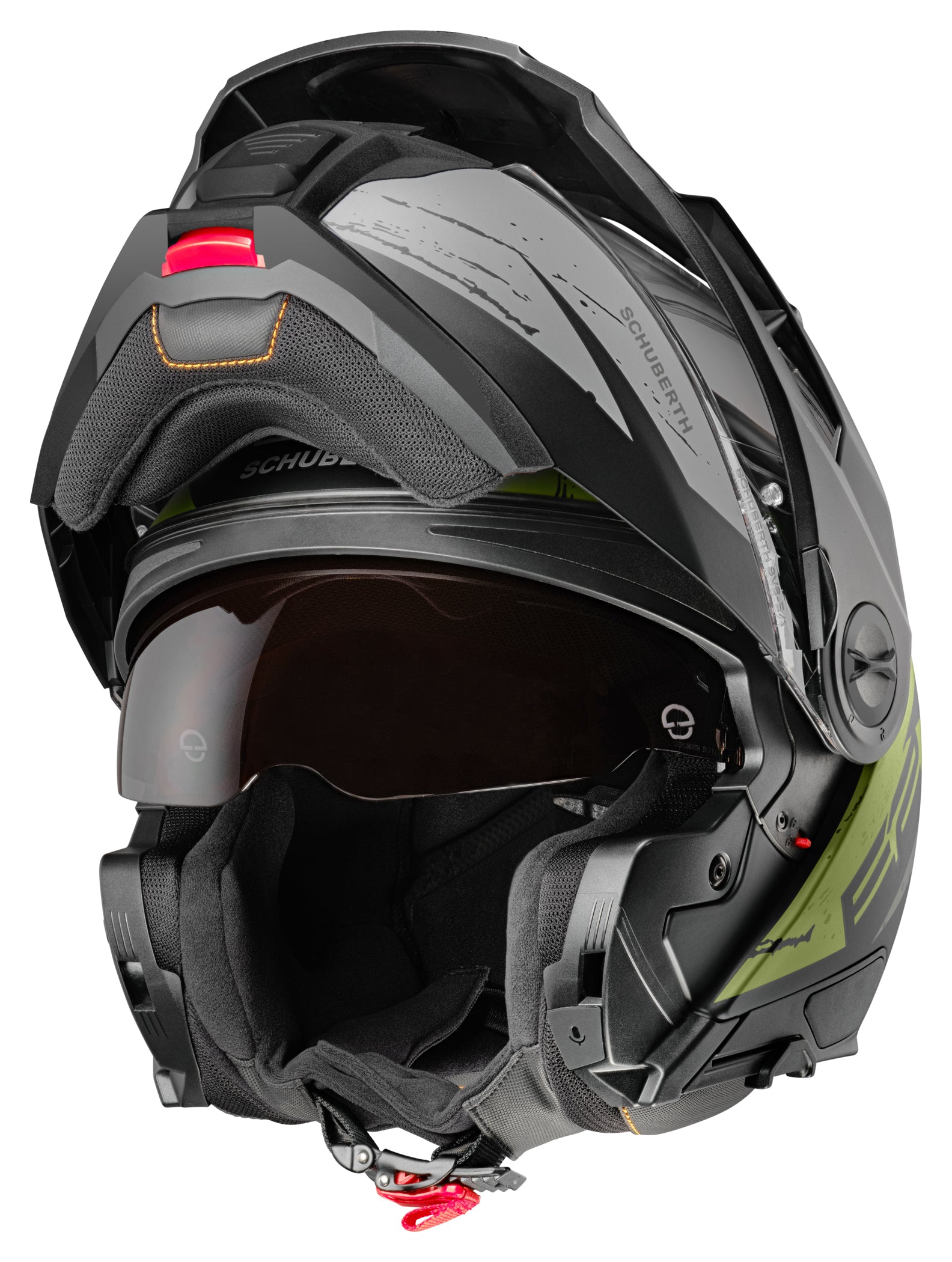 Cască Moto Schuberth E2 Explorer Green - Adventure, Dual Homologare