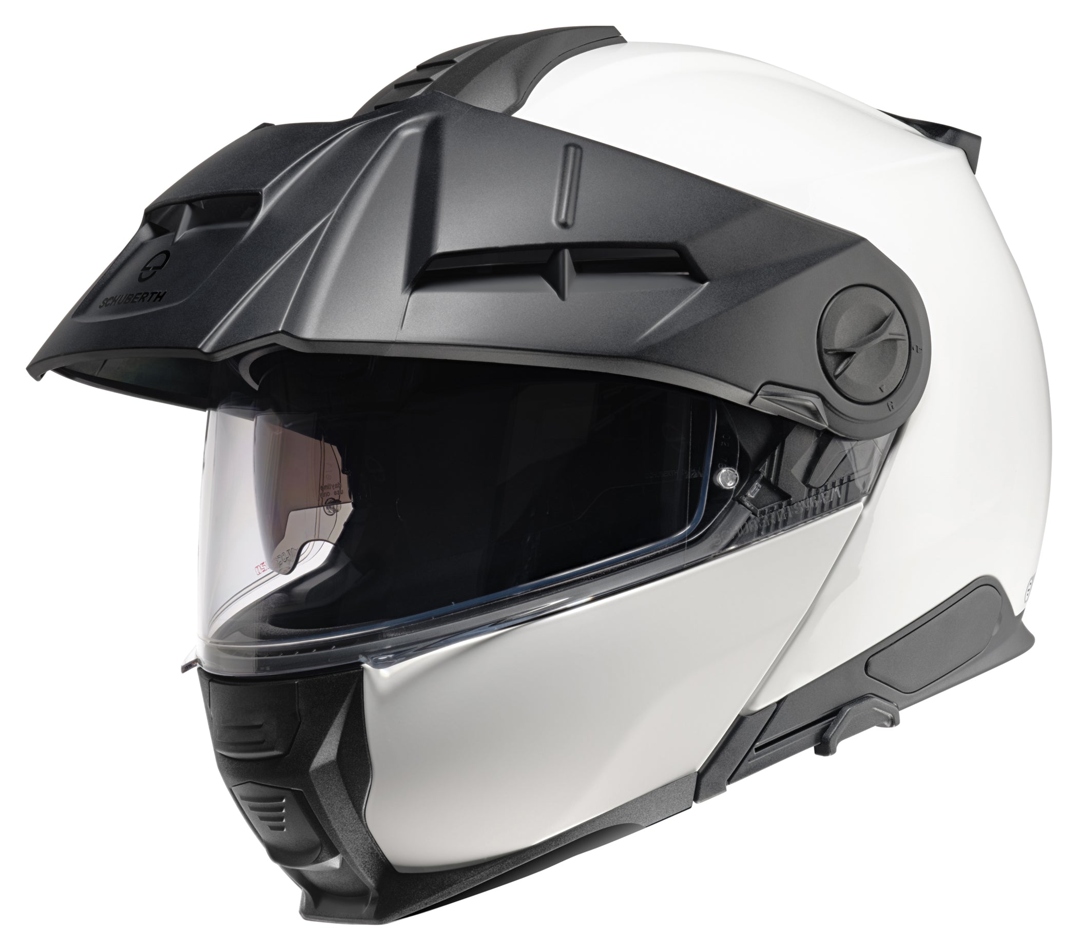 Cască Moto Schuberth E2 White - Dual Homologare P/J, ECE 22.06